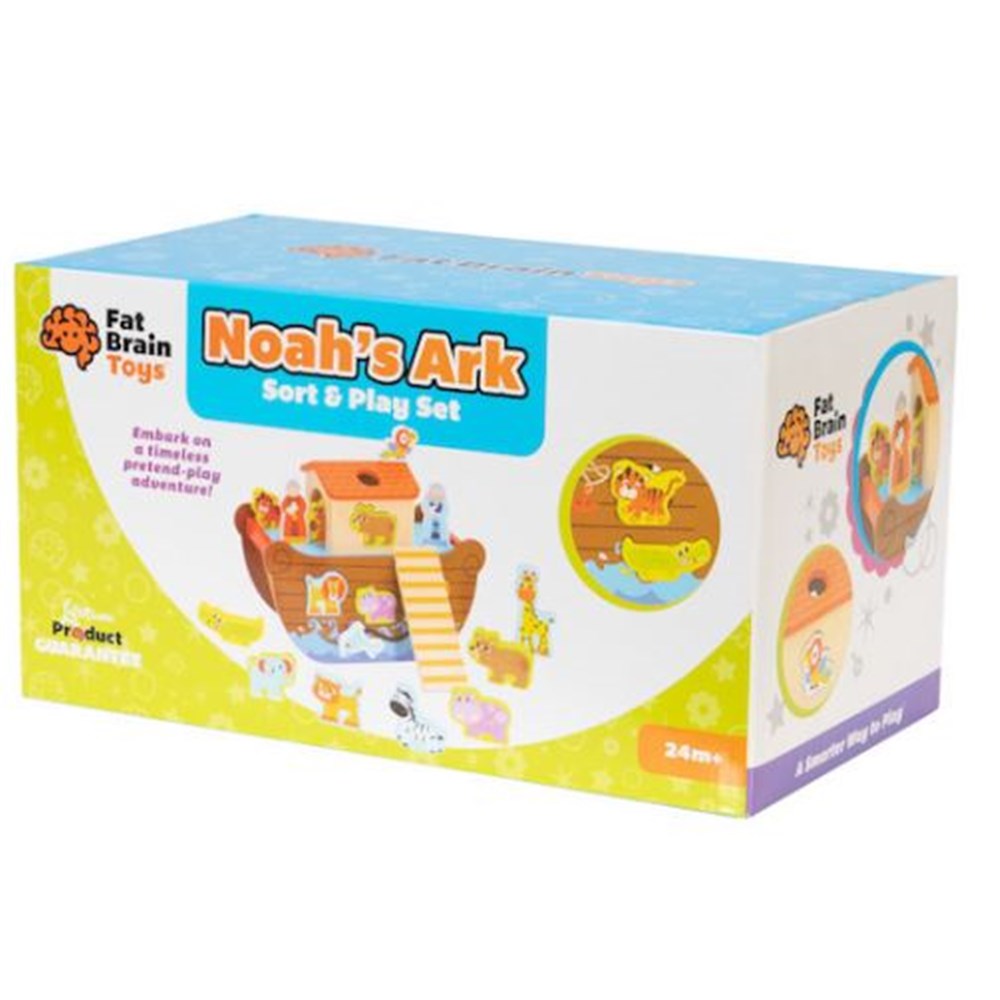 FAT BRAIN TOYS NOAHS ARK SORT AND PLAY SET