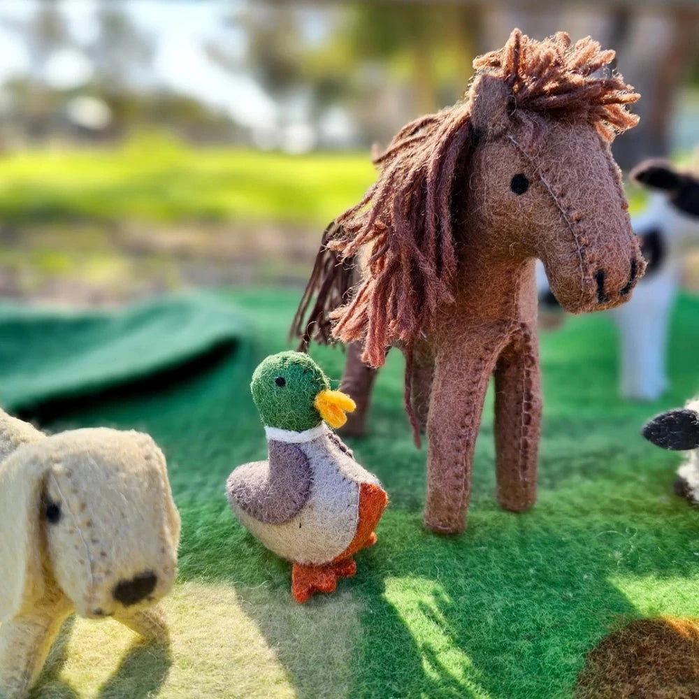 TARA TREASURES FELT HORSE TOY