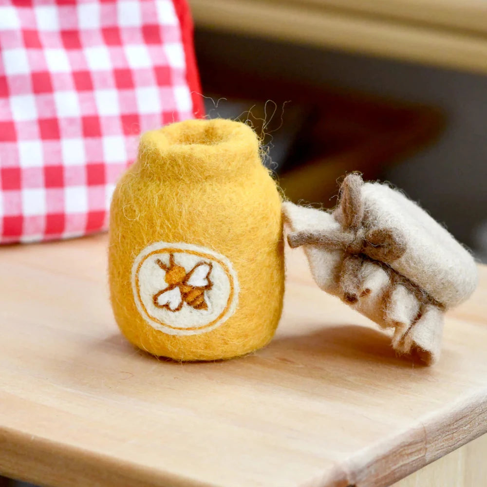 TARA TREASURES FELT HONEY JAR