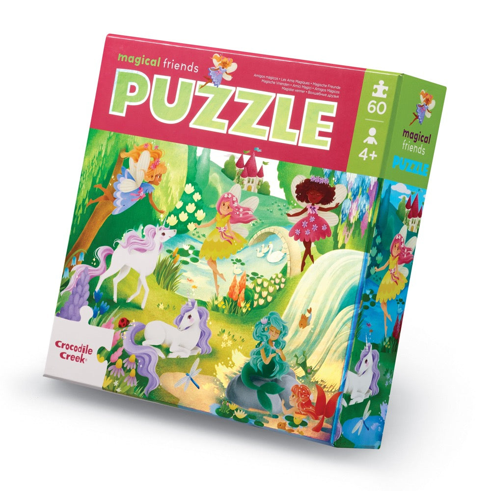 CROCODILE CREEK MAGICAL FRIENDS FOIL PUZZLE 60pc
