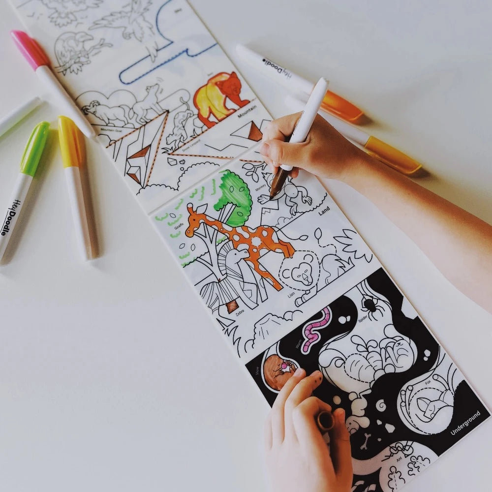 HEY DOODLE STORY BOOK TALES HABITATS ABOVE AND BELOW
