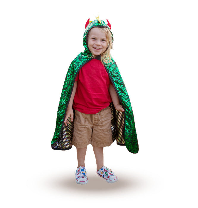 GREAT PRETENDER REVERSIBLE DRAGON AND KNIGHT CAPE 5-6