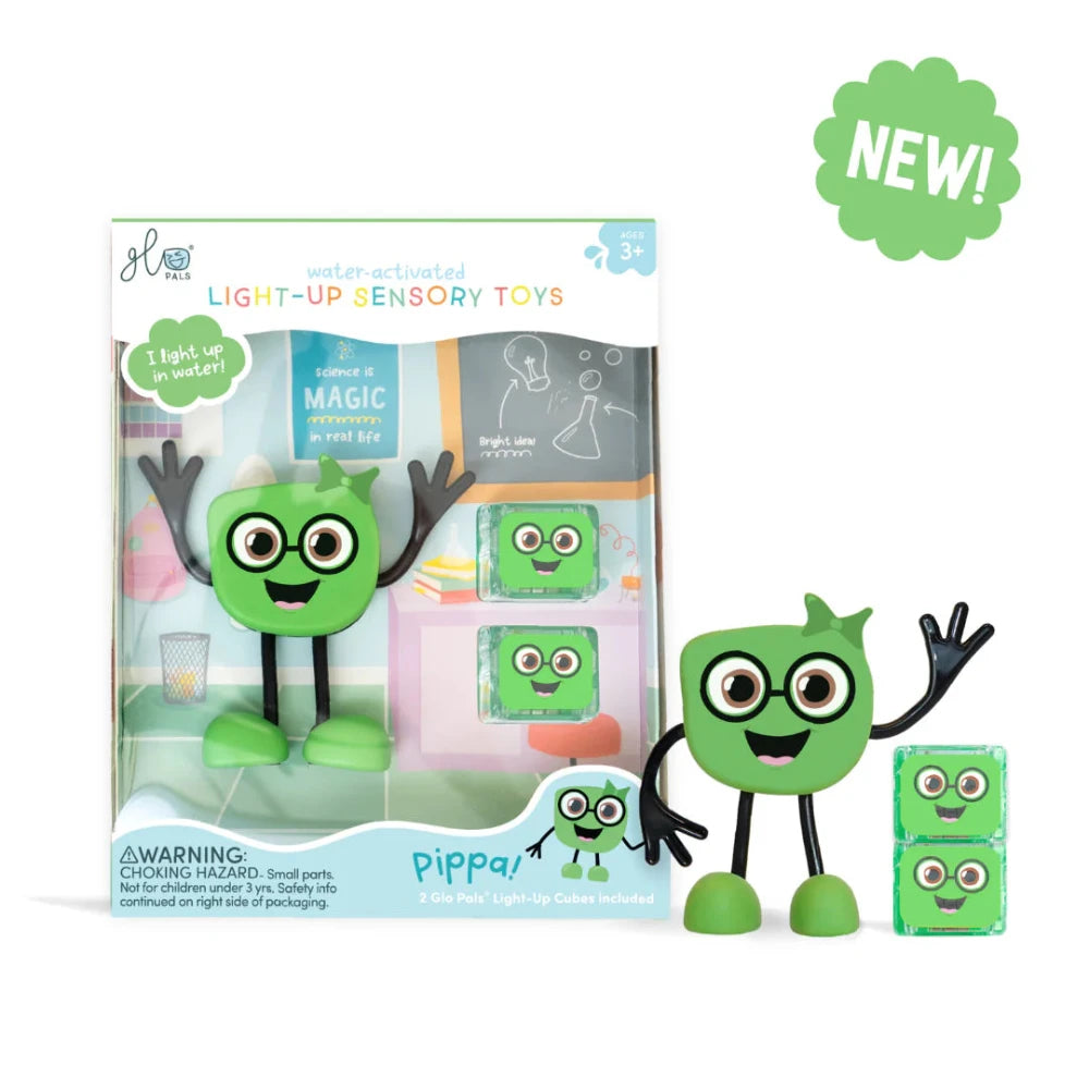 GLO PALS CHARACTER SET GREEN PIPPA