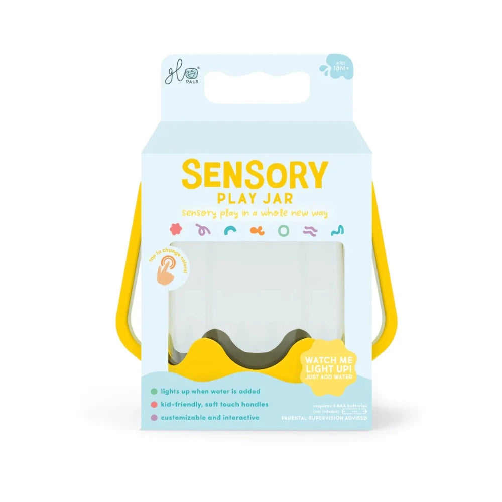GLO PALS SENSORY JAR YELLOW