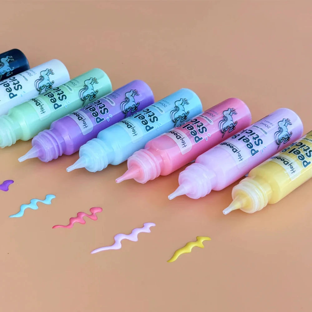 HEY DOODLE PEEL AND STICK GLITTER PAINT