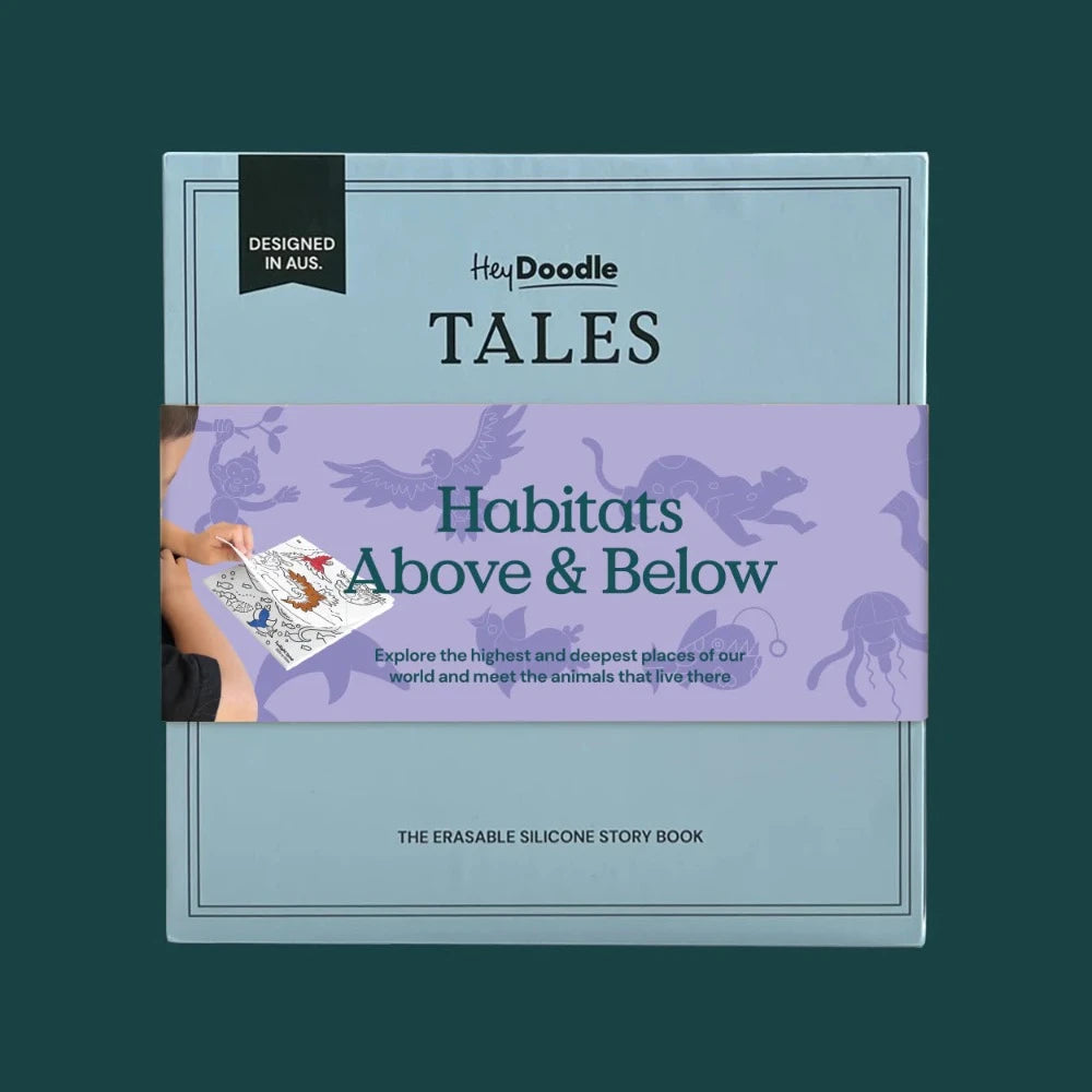 HEY DOODLE STORY BOOK TALES HABITATS ABOVE AND BELOW