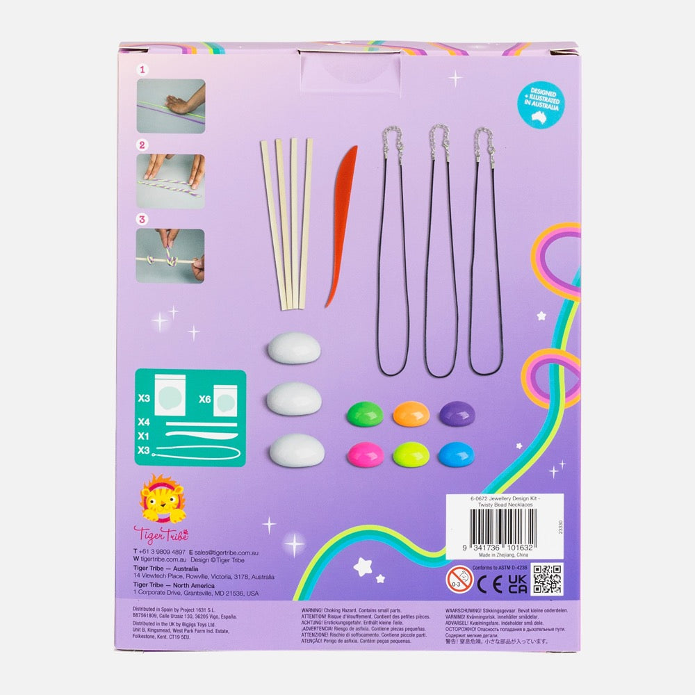 TIGER TRIBE JEWELLERY DESIGN KIT TWISTY BEAD NECKLACE