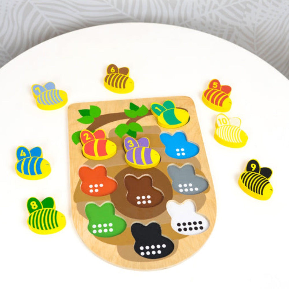 KIDDIE CONNECT 123 BEE PUZZLE