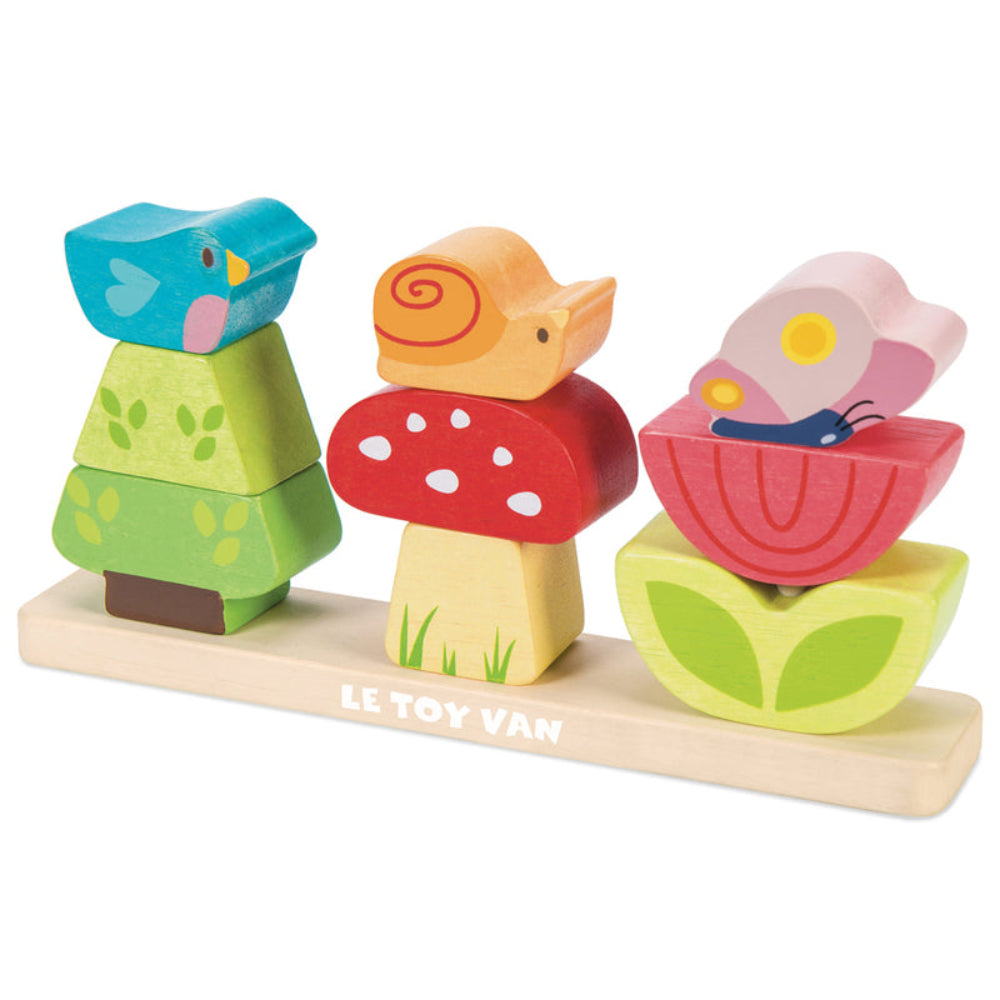 LE TOY VAN STACKING WOODLAND GARDEN