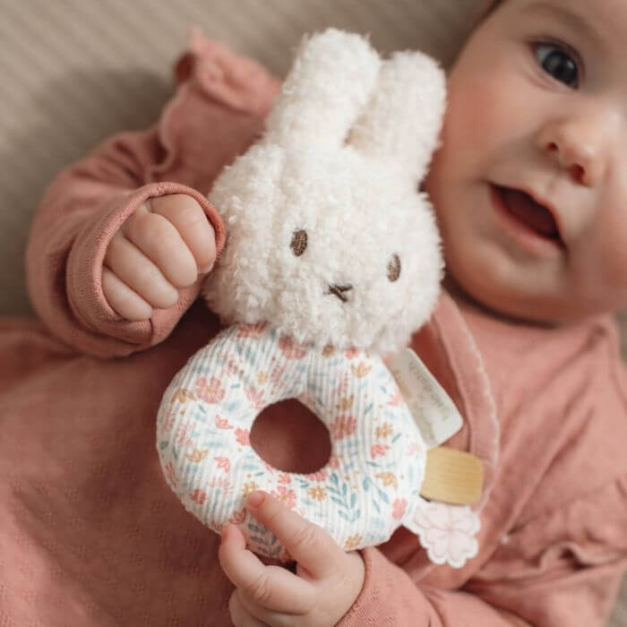 LITTLE DUTCH MIFFY RING RATTLE LUCKY BLOSSOM