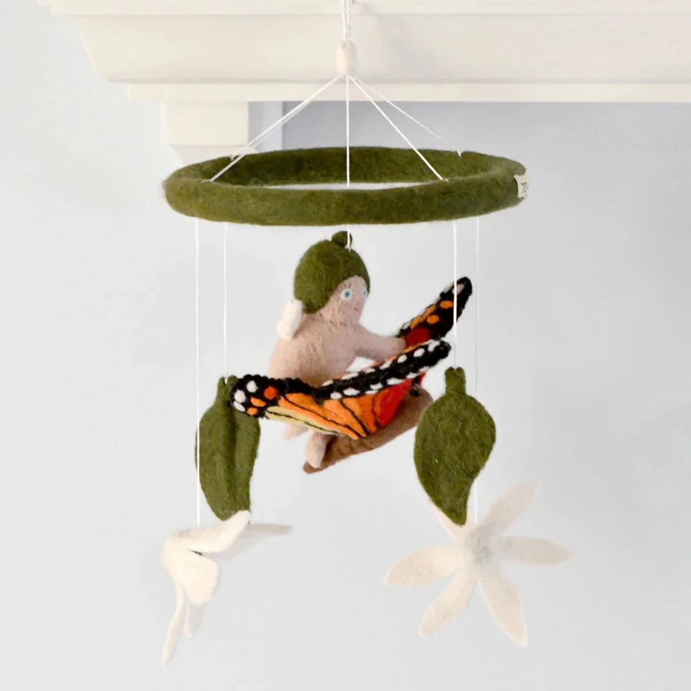 TARA TREASURES FELT MAY GIBBS BUTTERFLY BABY MOBILE