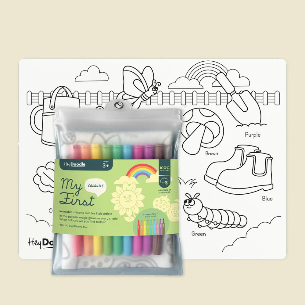 HEY DOODLE MY FIRST COLOURS MAT