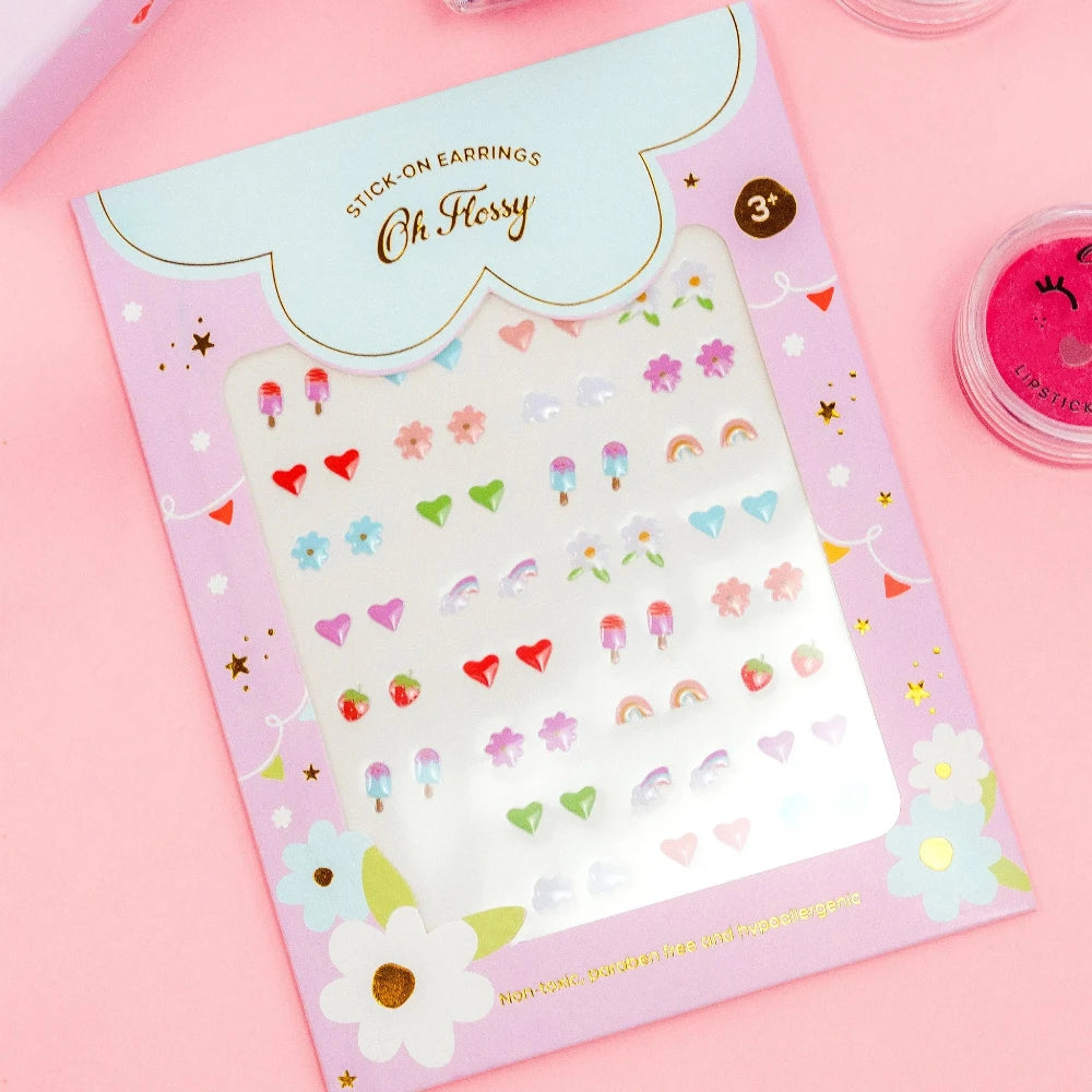 OH FLOSSY STICK ON EARRINGS