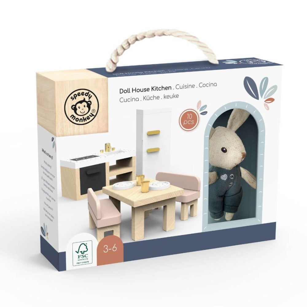 SPEEDY MONKEY DOLLS HOUSE KITCHEN