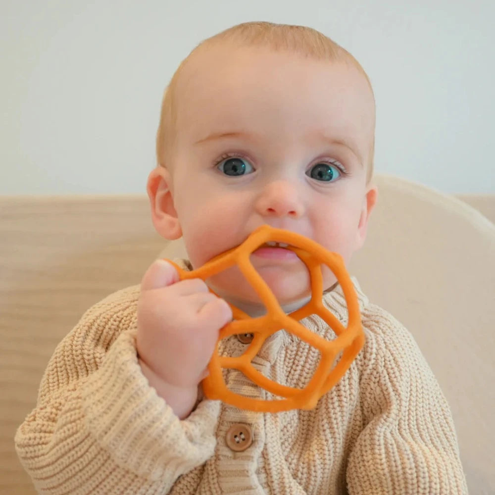 JELLYSTONE DESIGNS SILICONE SENSORY BALL HONEY