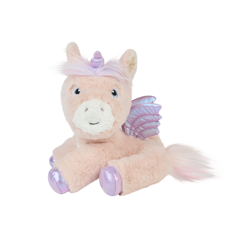 OLLIELLA DINKUM UNICORN PLUSH SHIMMER PINK