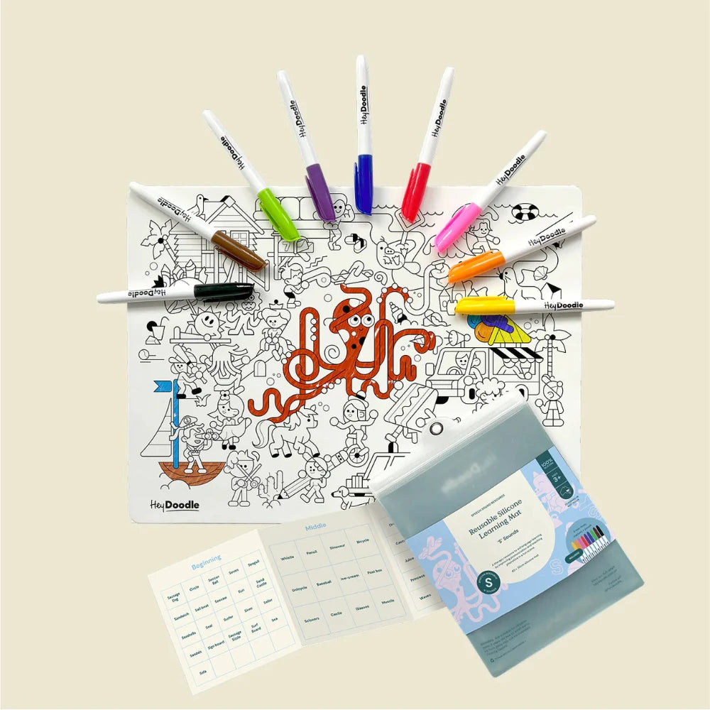 HEY DOODLE PLACEMAT S SOUNDS