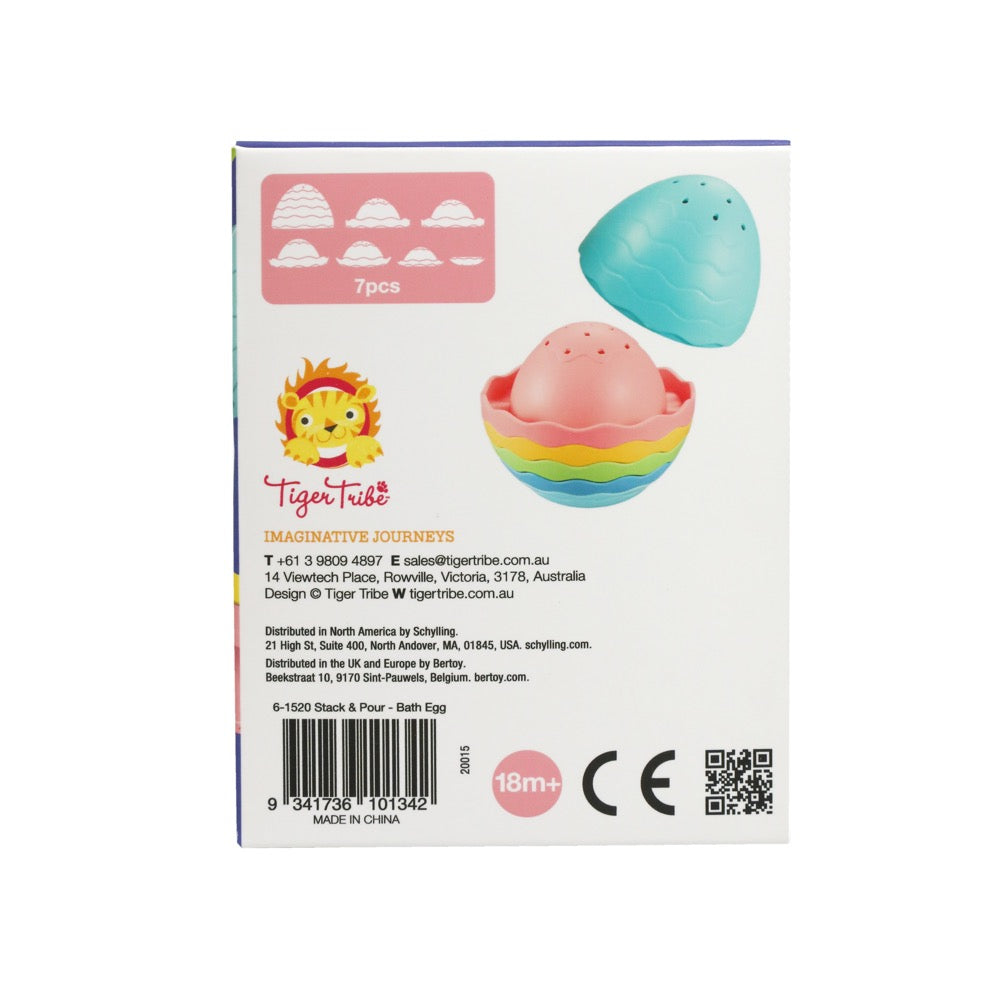 TIGER TRIBE STACK AND POUR BATH EGG