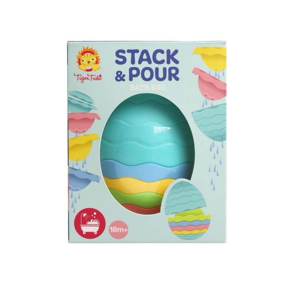 TIGER TRIBE STACK AND POUR BATH EGG