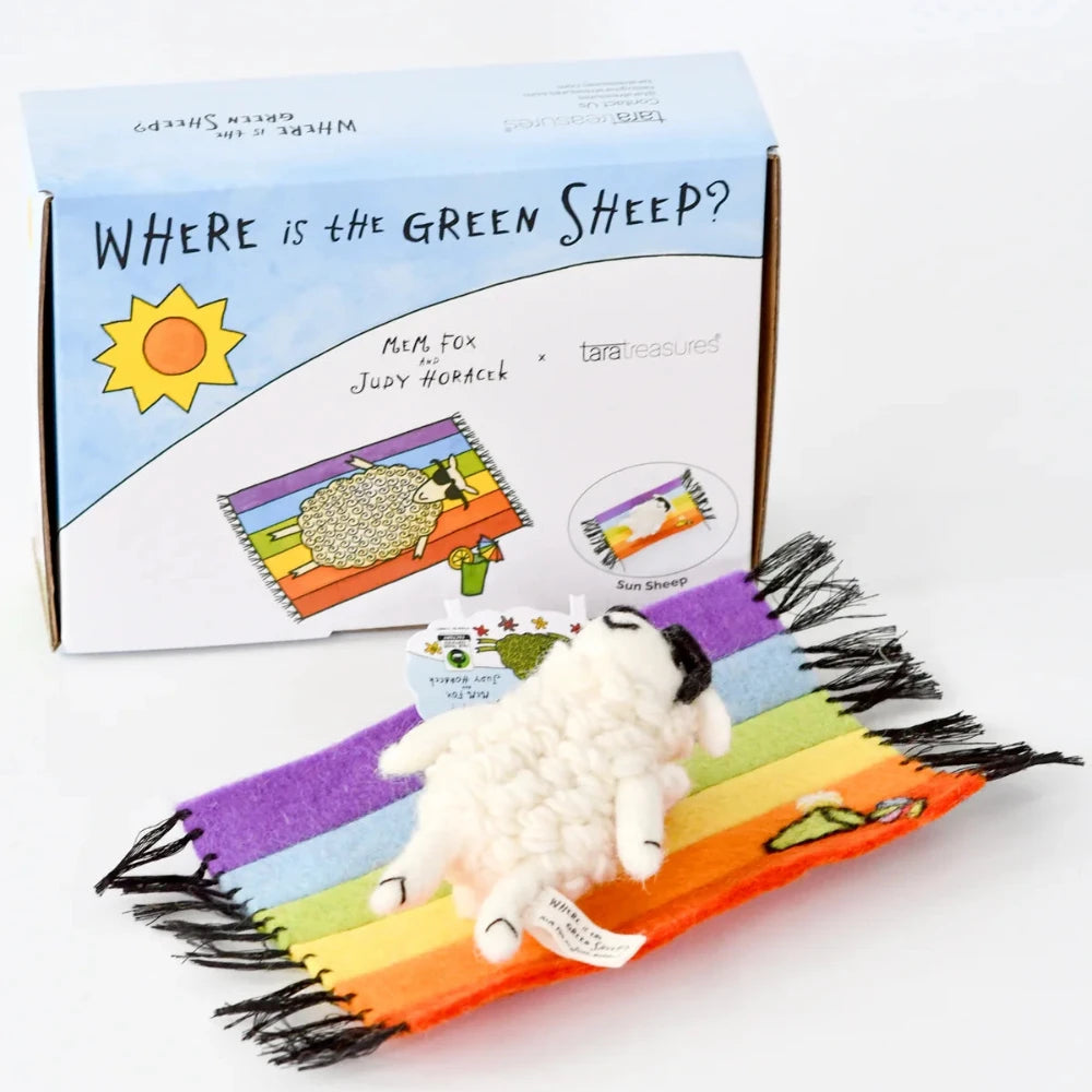 TARA TREASURES FELT WHERE IS THE GREEN SHEEP SUN SHEEP PLAY SET