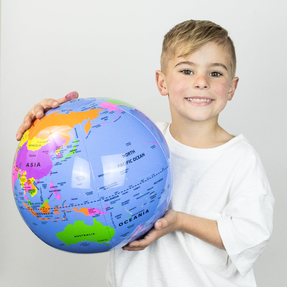TIGER TRIBE 30CM INFLATIBLE WORLD GLOBE