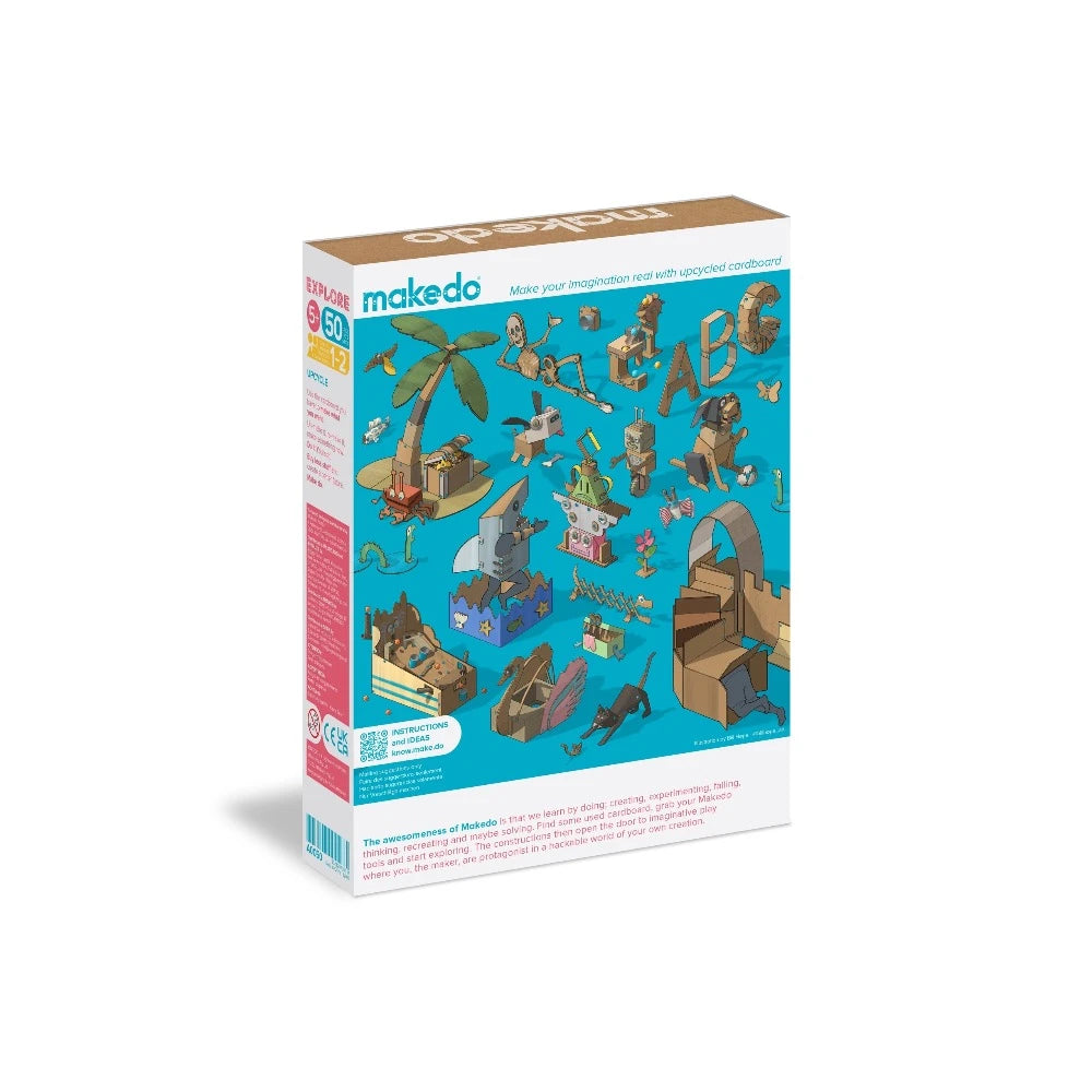 MAKEDO EXPLORE - UPCYCLED CARDBOARD CONSTRUCTION KIT