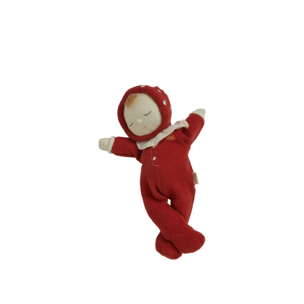 OLLIELLA DOZY DINKUM TOADSTOOL MOPPET RED