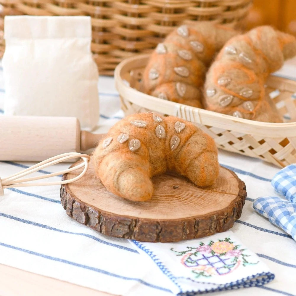 TARA TREASURES FELT ALMOND CROISSANT