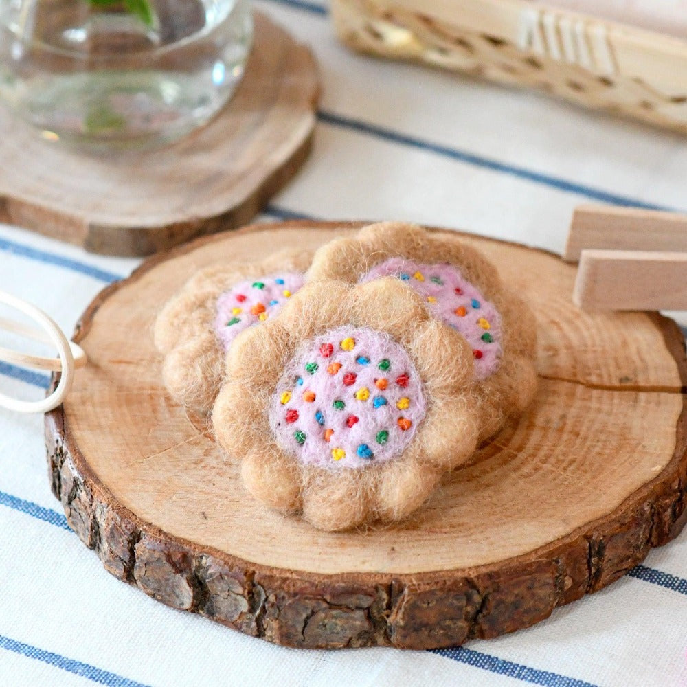 TARA TREASURES FELT 100S & 1000S BISCUITS SET OF 3