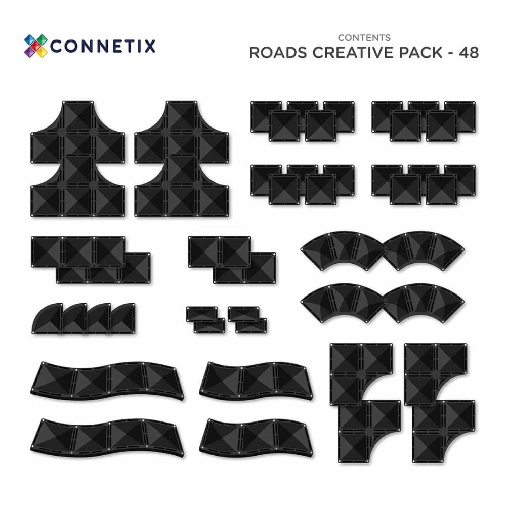 CONNETIX ROADS PACK 48 PIECE