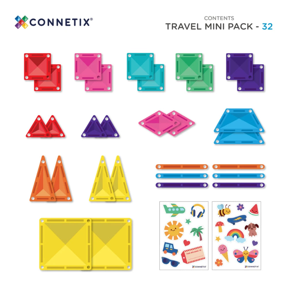CONNETIX 32 PIECE TRAVEL MINI PACK