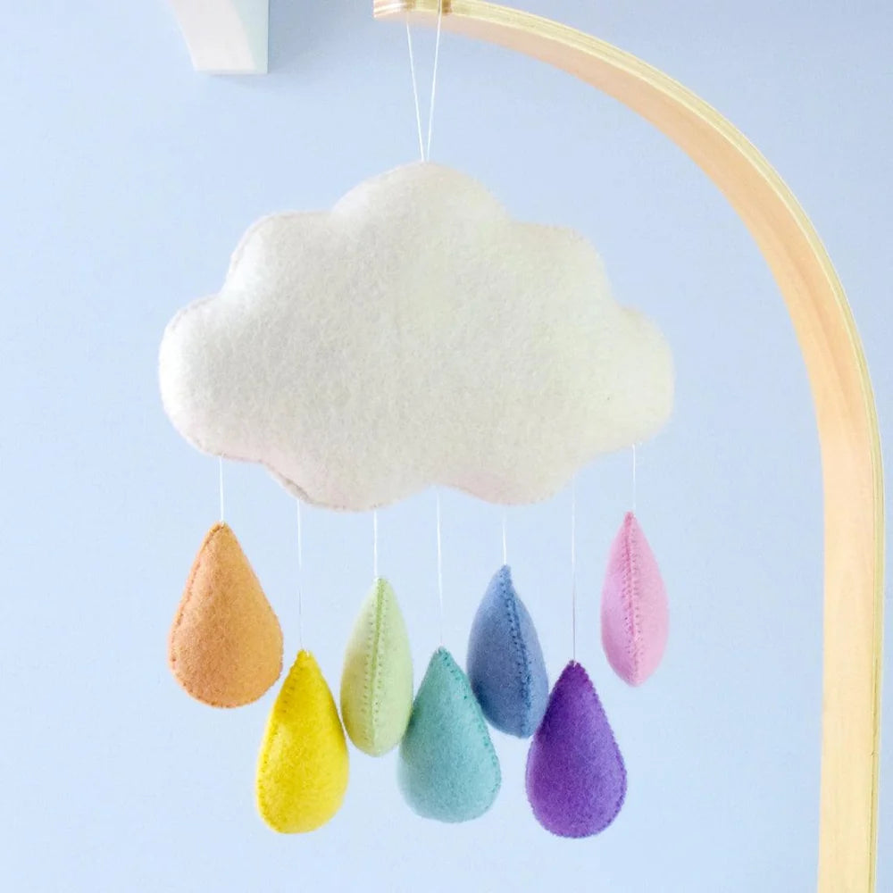 TARA TREASURES MOBILE PASTEL RAINBOW RAINDROP