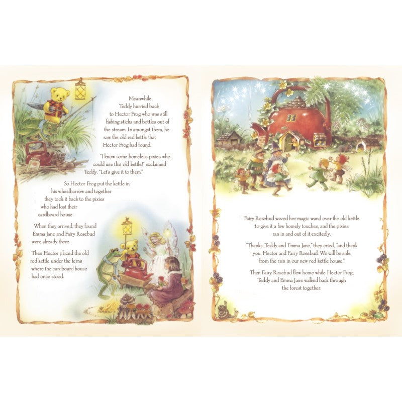 TEDDY AND FRIENDS THE PIXIES' KETTLE HOUSE HARDBACK
