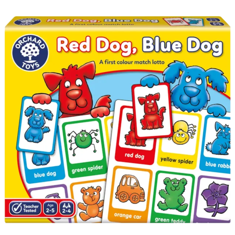 ORCHARD TOYS RED DOG BLUE DOG