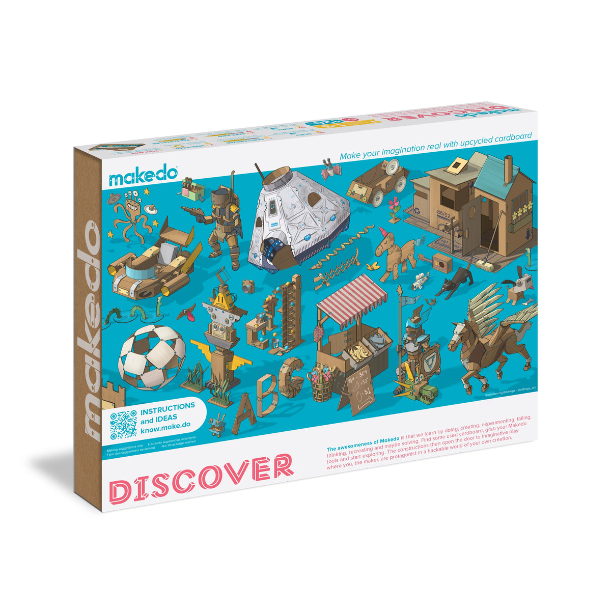 MAKEDO DISCOVER - UPCYCLED CARDBOARD CONSTRUCTION KIT