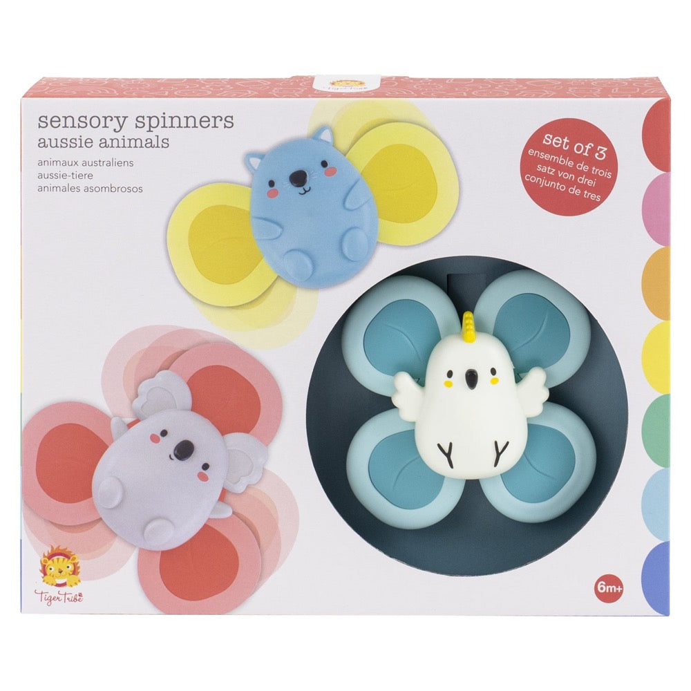 AUSSIE ANIMALS SENSORY SPINNERS
