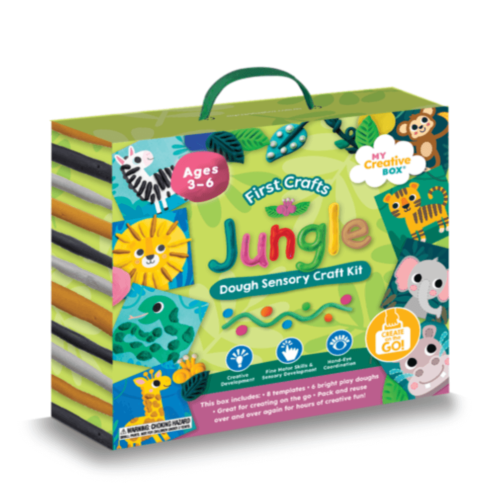 MY CREATIVE BOX JUNGLE DOUGH SENSORY CRAFT KIT