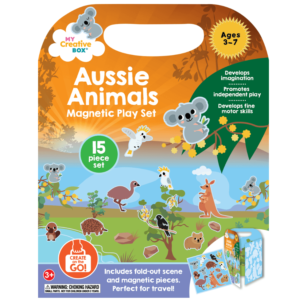 MY CREATIVE BOX AUSSIE ANIMALS MAGNETIC PLAY SET