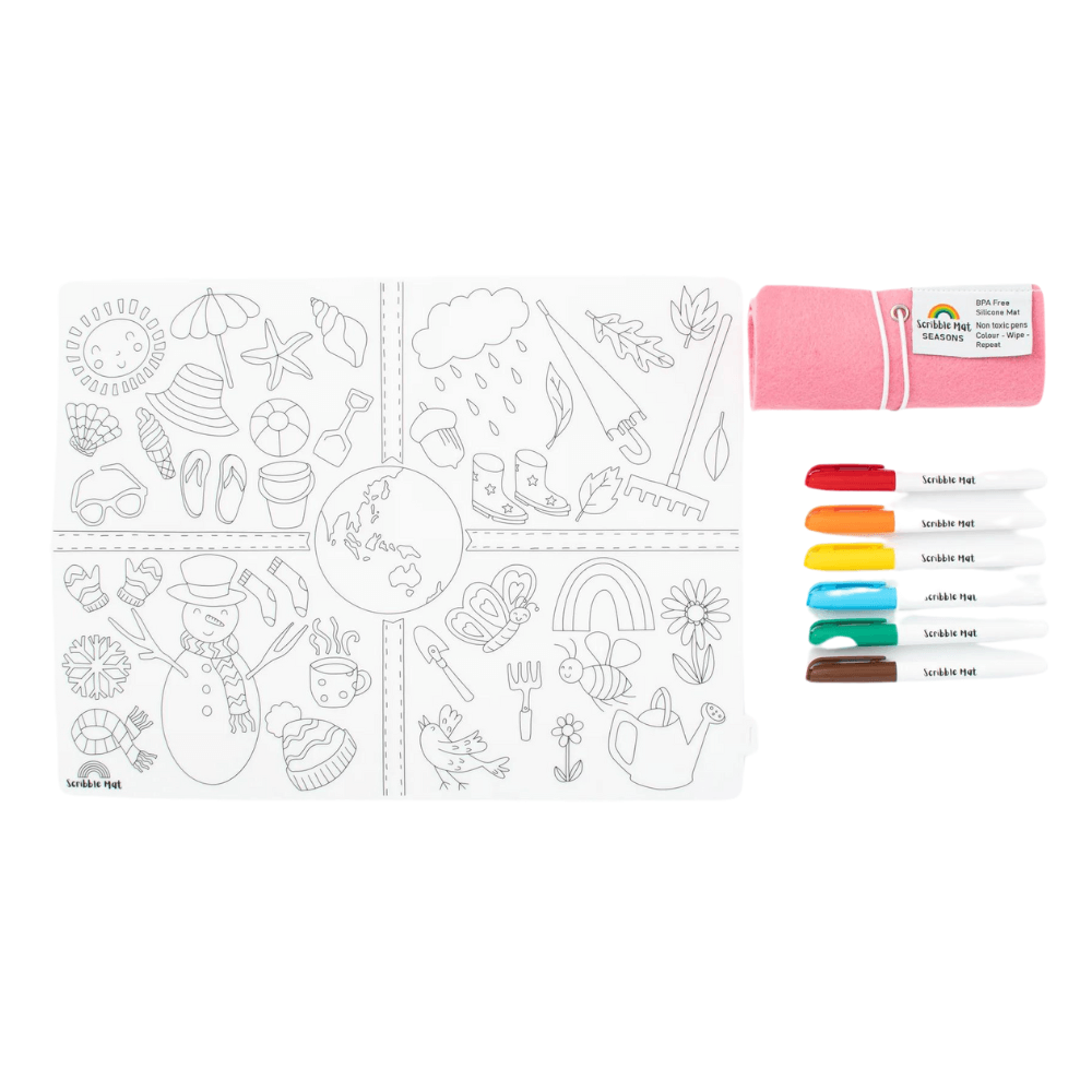 SEASONS REUSABLE SCRIBBLE MAT