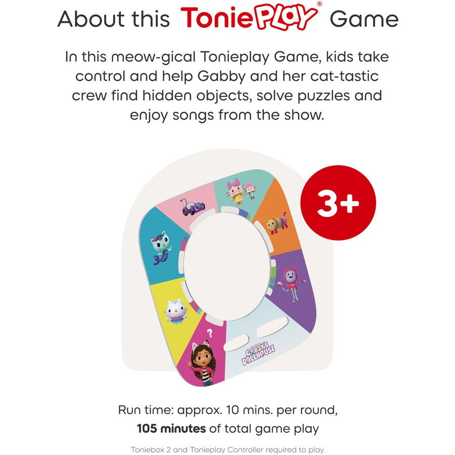 TONIES TONIEPLAY GABBY'S DOLLHOUSE GABBY'S CAT-TASTIC SCAVENGER HUNT GAME