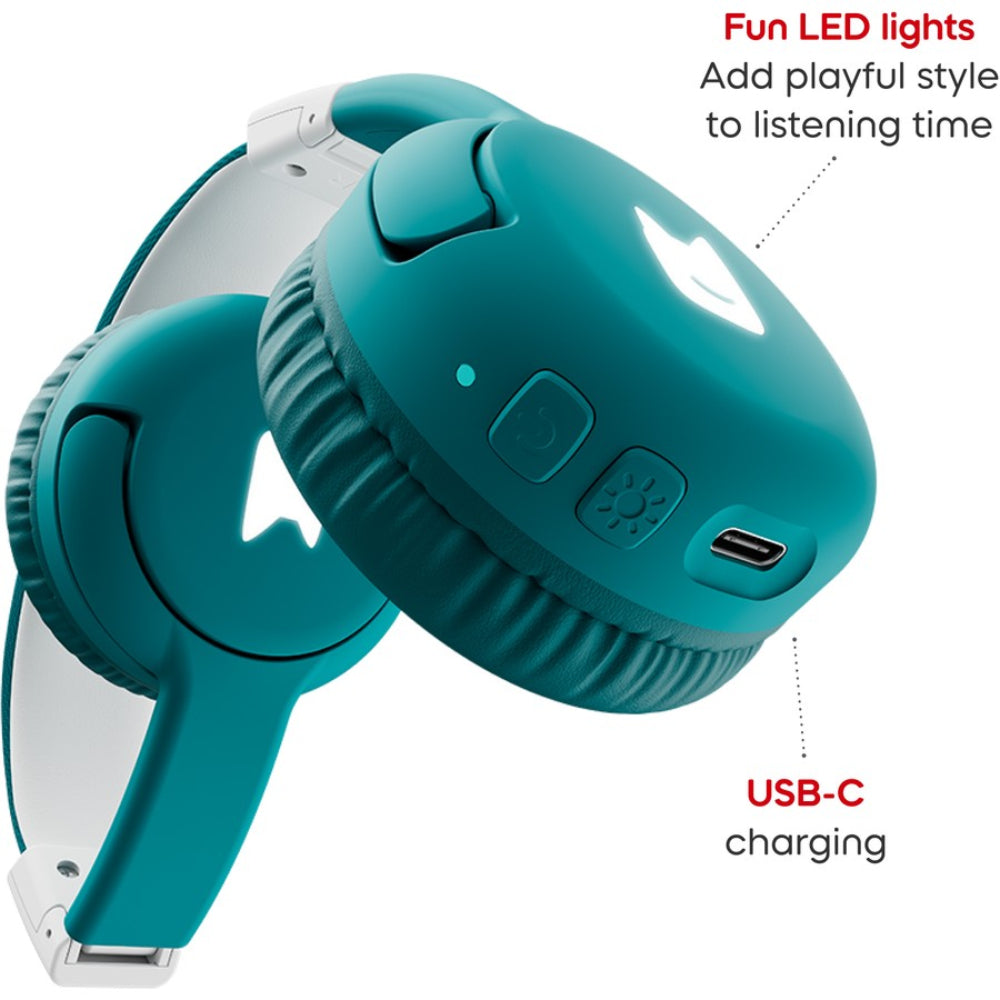 TONIES BLUETOOTH HEADPHONES TROPICAL TEAL