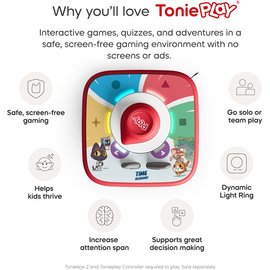 TONIES TONIEPLAY TIME ACADEMY ADVENTURE THROUGH THE ERAS GAME