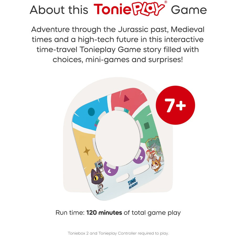 TONIES TONIEPLAY TIME ACADEMY ADVENTURE THROUGH THE ERAS GAME