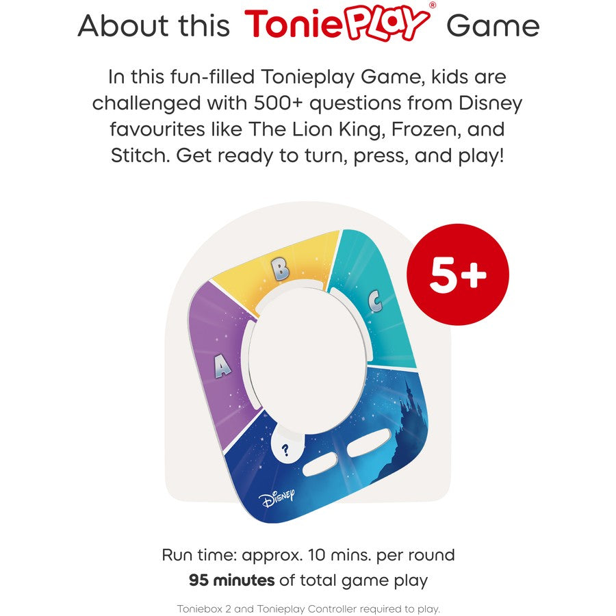 TONIES TONIEPLAY DISNEY QUIZ KINGDOM GAME