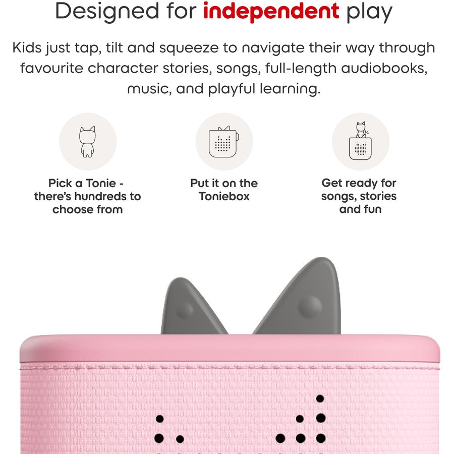 TONIES TONIEBOX 2 STARTER SET WITH CREATIVE TONIE RUBIE CLOUD PINK
