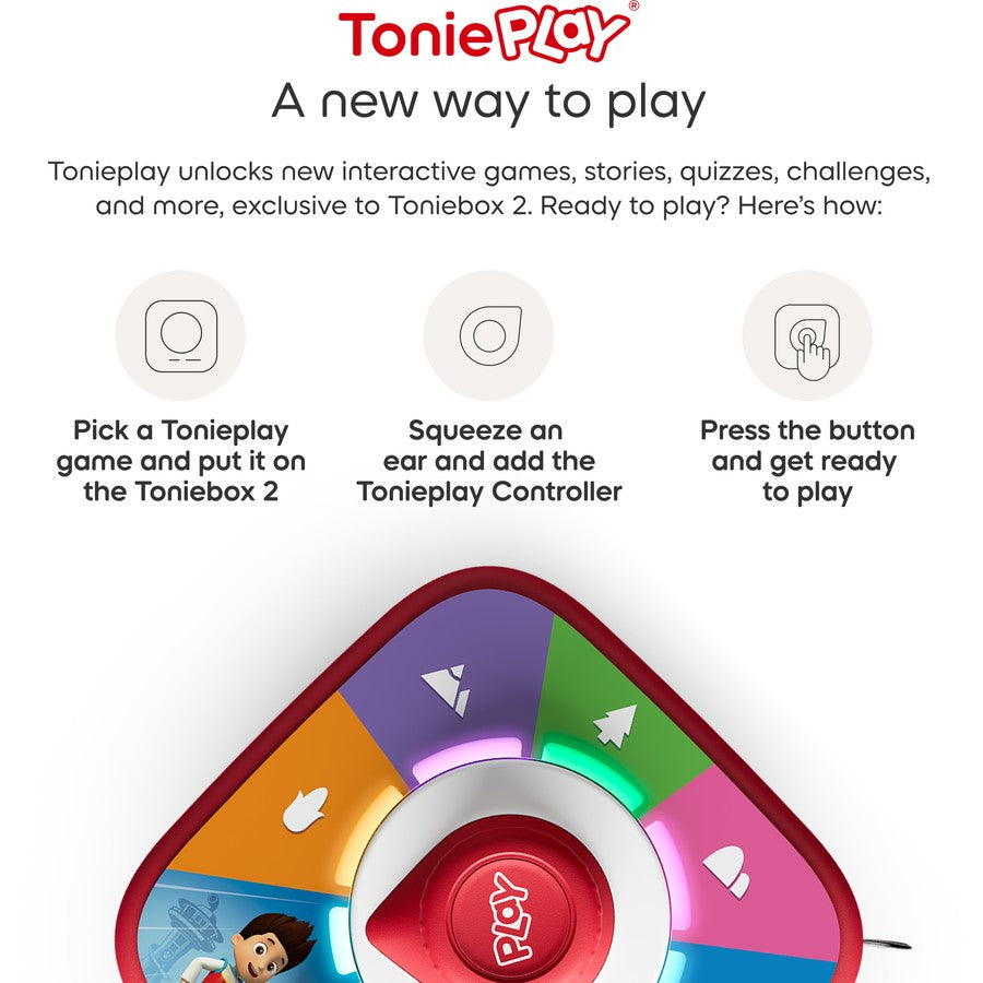 TONIES PAW PATROL TONIEBOX 2 FULL PLAY SET SUNSET RED