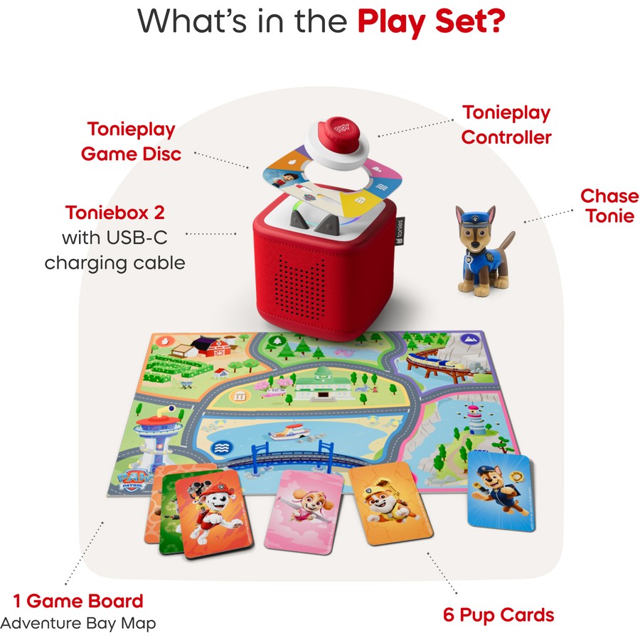 TONIES PAW PATROL TONIEBOX 2 FULL PLAY SET SKY BLUE