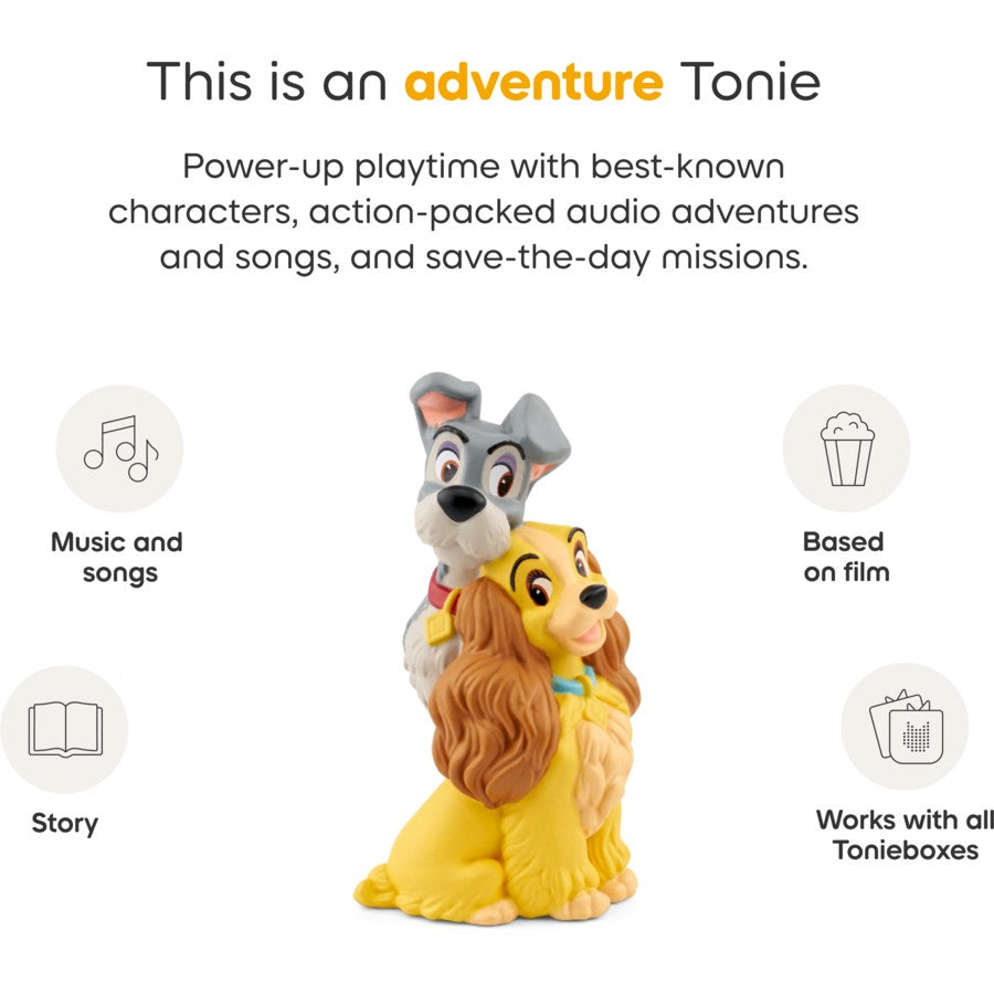 TONIES DISNEY LADY AND THE TRAMP TONIE AUDIO CHARACTER