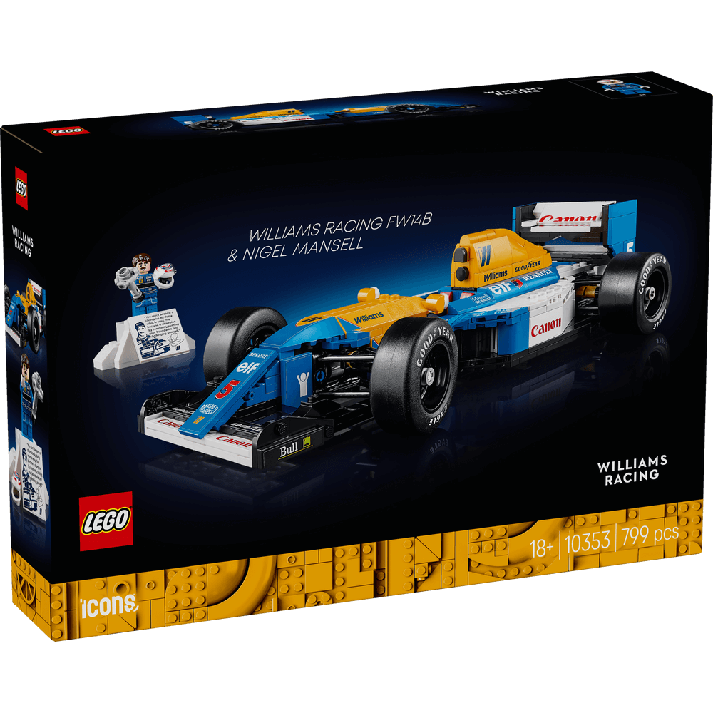 WILLIAMS RACING FW14B AND NIGEL MANSELL 10353