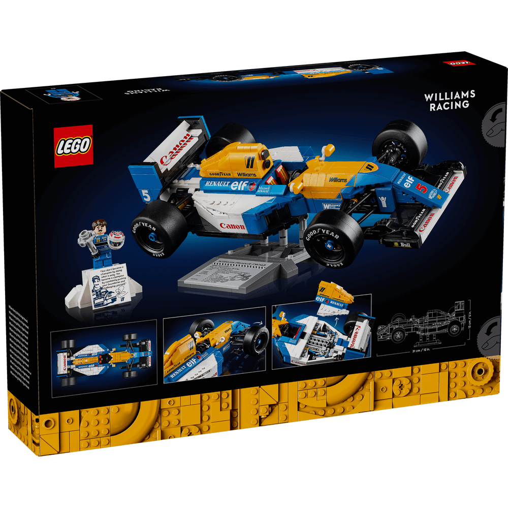 WILLIAMS RACING FW14B AND NIGEL MANSELL 10353